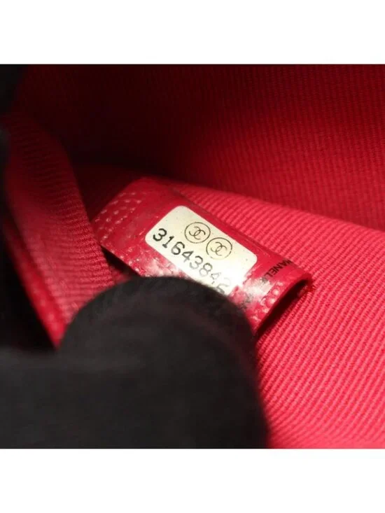 Chanel Tote Quilted Magenta Leather Fabric Eco Chain - Picture 5 of 9